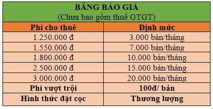 Báo giá máy photocopy rẻ nhất miền Bắc  2