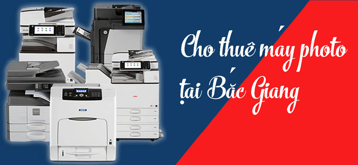 Cho thuê máy photocopy tại Bắc Giang 