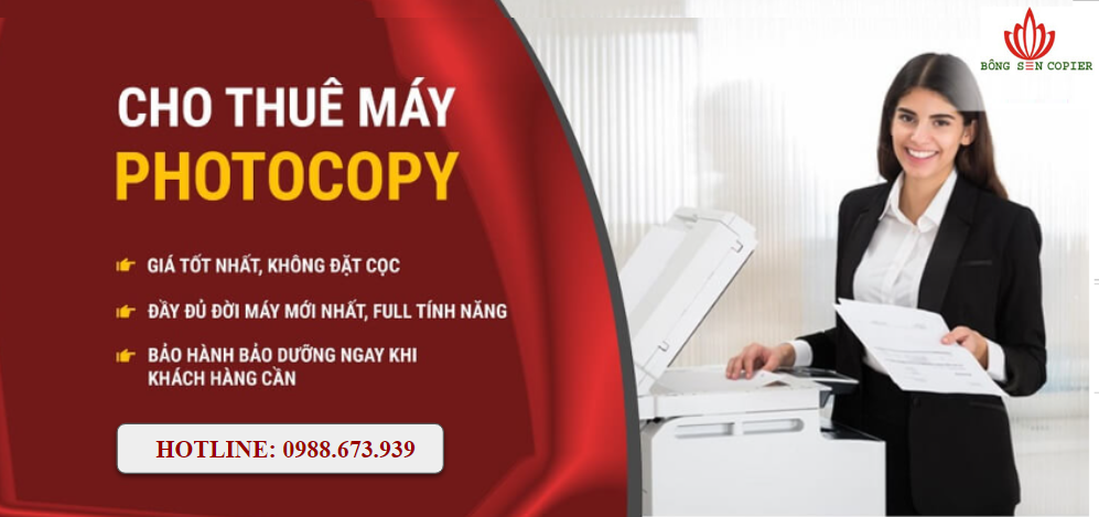 Cho thuê máy photocopy tại Nam Định