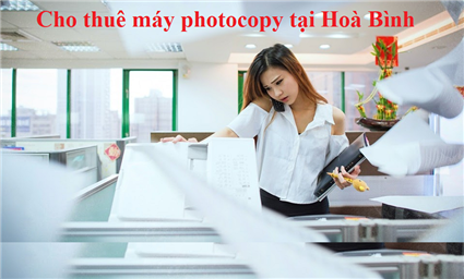 Cho thuê máy photocopy tại Hoà Bình