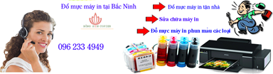 Đổ mực máy in tại Bắc Ninh