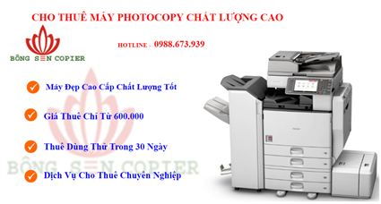 Cho thuê máy photocopy chất lượng cao