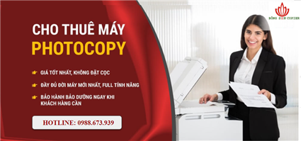 Cho thuê máy photocopy văn phòng tại Hà Nội
