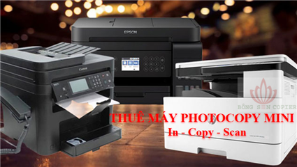 Cho thuê máy photocopy mini, nhỏ giá tốt